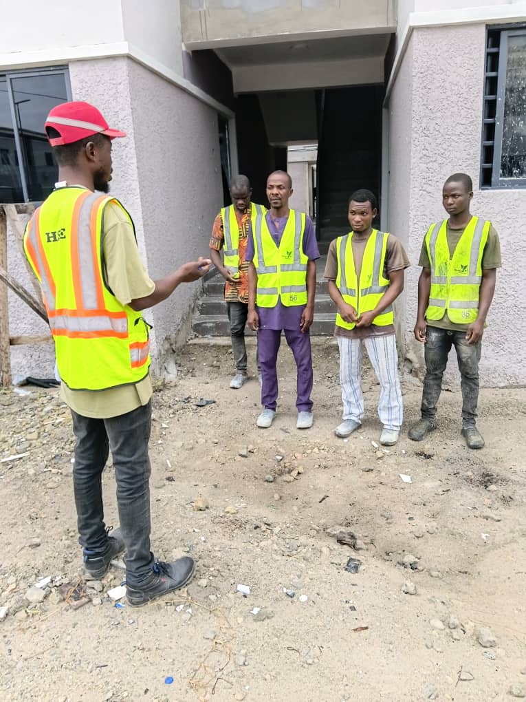 Safe Cement Handling on Construction Site